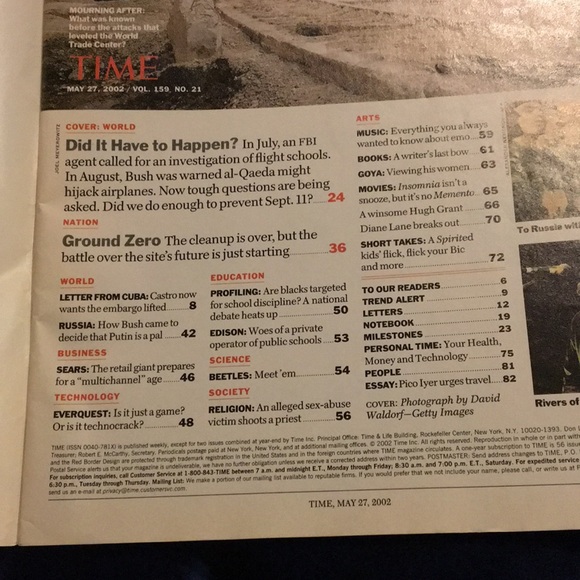 Time Magazine Special Report 5/27/02 - Picture 4 of 7